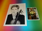 Isabelle Faust  violinist  signed autograph Autogramm 8x11 photo in person