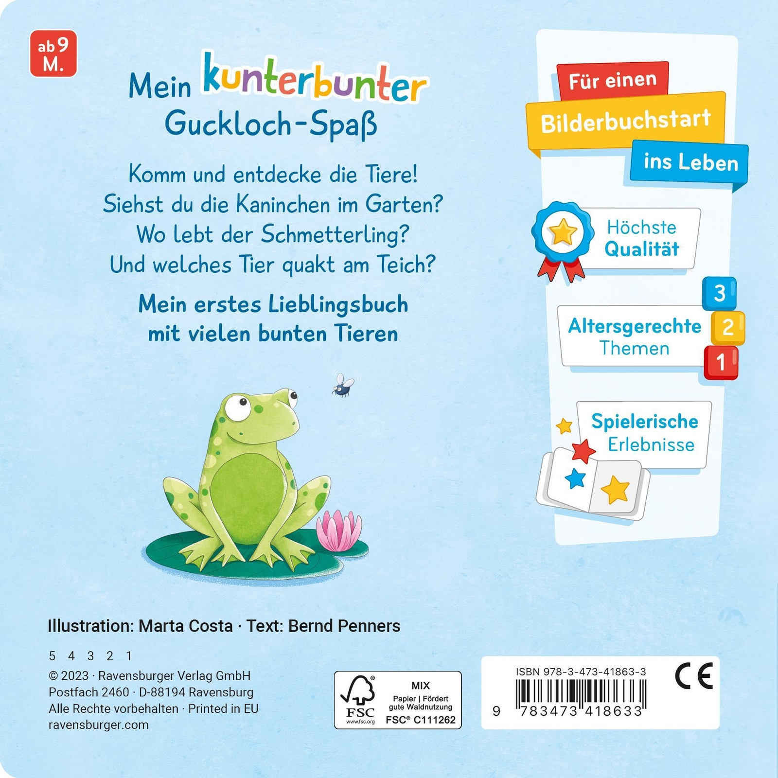 Thumbnail - Viele Kunterbunte Tiere | Bernd Penners | Buch | 16 S. | Deutsch |