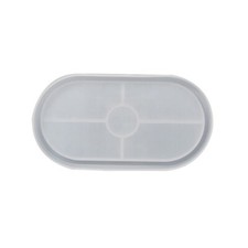 Resin Tray Mold Silicone Molds Oval Epoxy Mold Jewelry Box Resin Mold