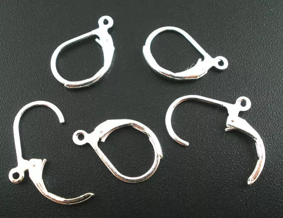 Sterling silver shop leverback findings