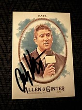 Andy Katz Signed Basketball Baseball Trading Card Autographed Allen & Ginter