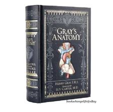 GRAY'S ANATOMY by Henry Gray Deluxe Collectible Bonded Leather *NEW SEALED*