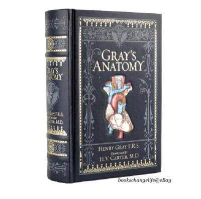GRAY'S ANATOMY by Henry Gray Deluxe Collectible Bonded Leather