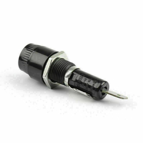 Fuse Holder For Electrical Projects 5PCS SCI R3-9 Panel Ount Chassis Fuse Holder For 6x30 Glass Fuses Fuse Holder Panel Mount