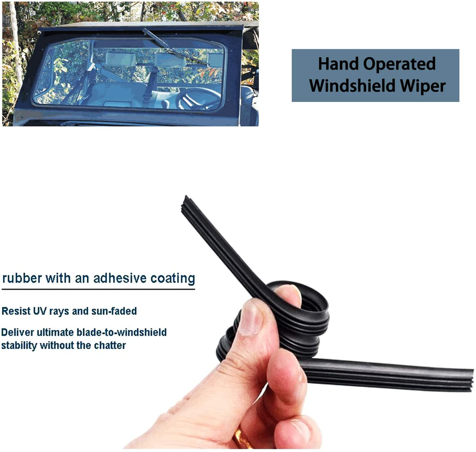 Manual Windshield Wiper Kit for UTV Polaris RZR Can Am Kawasaki Honda Pioneer eBay
