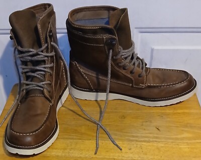Lucky Brand Men\'s Dark Brown Lace-Up High-Top Boots Lucky Brand Men main image 4