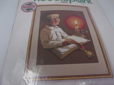 Vintage Sunset Christmas Keepsake FAITH Needlepoint Kit 11" x 14"