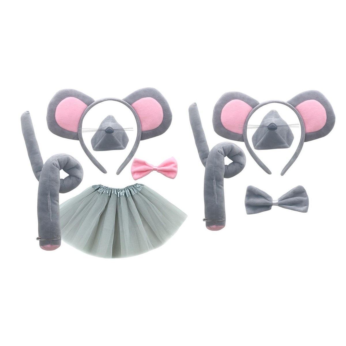 Fascia Per Orecchie Da Topo 2 Pezzi - Costume Animali Per Halloween E Carnevale - Foto 3