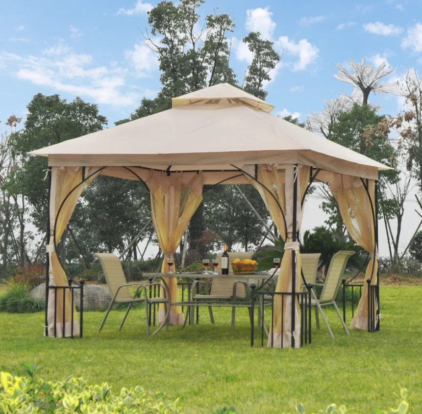 Garden Gazebo Canopy Patio Marquee Structure Awning Party Tent