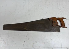 Henry Disston & Sons 26" Blade Hand Saw, 1917 - 1942, Etched Logo! Philadelphia