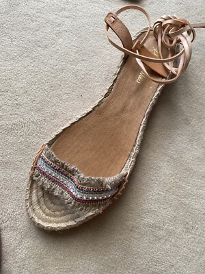 espadrilles*Gr.41* Zum Binden* Boho*Hipoie*Ibiza* Neu*Spain*Ana Pallares
