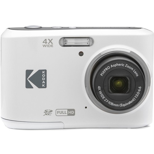 Kodak Pixpro FZ45 Kamera (weiß) + extra Akku + Blitz - 32GB Kit - Bild 2 von 7
