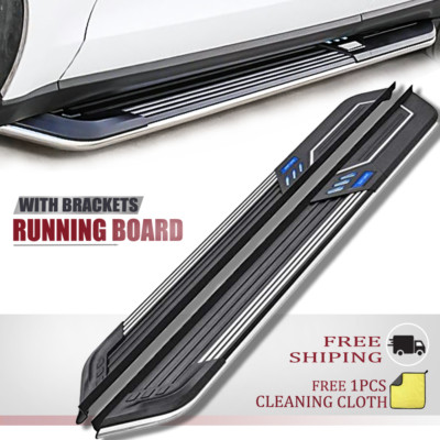2Pcs Fits For Cadillac XT4 2018-2024 Running Board Side Step NerfBar Pedal
