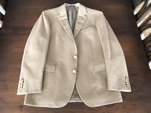 ralph lauren camel hair blazer