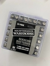 24 Pack 9 Volt Mercury  Cadmium Free Batteries