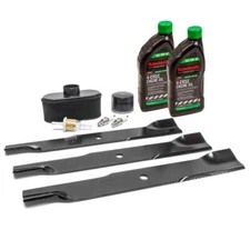 54" Tune Up Oil Maintenance Blade Kit For Hustler Raptor SD SDX Kawasaki