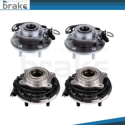 4 Front Rear Wheel Hub Bearing For Chrysler Town & Country Dodge Grand Caravan