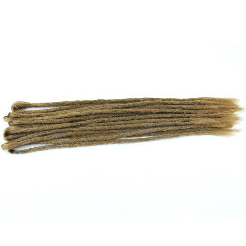Dreadlocks sintetici fatti a mano 20" doppia estremità estensione capelli terrore locomotive hip hop - Foto 22 di 26