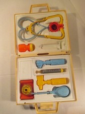 Vintage1977 Fisher Price Medical Kit - Doctor Nurse Toys Not Complete