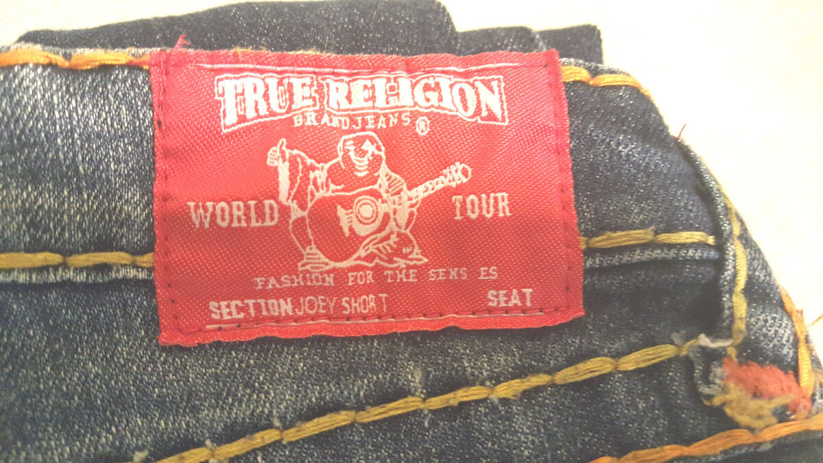 TRUE RELIGION wmn Joey Super T Jeans 30 X 33 Dark wash Gold TRUE RELIGION wmn Joey Super T Jeans 30 X 33 Dark wash Gold