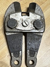 VTG NE-Cuts Soft Steel Bolt Cutter Tool Blades No. 14 1/4” Capacity Made In USA