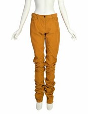 Vivienne Westwood Anglomania Vintage Ochre Corduroy Extra Long Srunched Gathered
