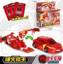 Mecard Phoenix Robot Figure Battle Game Cards Boys Model Car Toys Gift IN BOX