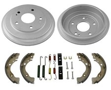 Rear Brake Drums Brake Shoes W Hardware Spring Kit For 06-15 Honda Civic Rear Brake Drums Brake Shoes W Hardware Spring Kit For 06-15 Honda Civic