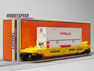 LIONEL TTX MAXI STACK W/ CONTAINER LOAD freight train railroad