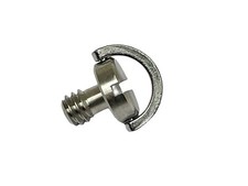 1/4" D Ring Tripod Monopod Quick Release QR Plate Camera Screw Slotted Hinged