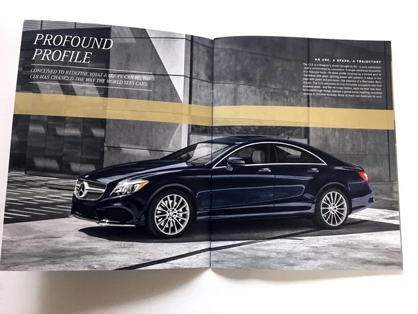 2016 Mercedes Benz CLS-Class CLS400 CLS550 CLS63 AMG 32-page Brochure Catalog Foto 2 de 4