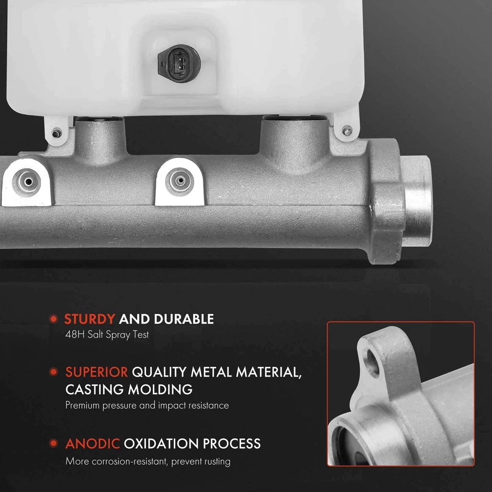 Cilindro maestro de freno con depósito para Chevy GMC Sierra 2500 HD Savana 2500 37MM Foto 3 de 4