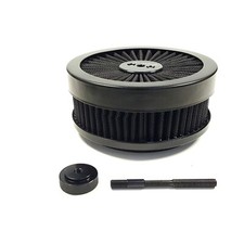 9 X3 Air Filter Flow Cleaner For 5-18 Inch Diameter Carburetor Round Washable