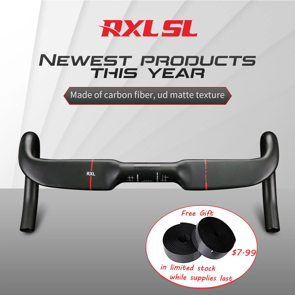 31.8 Carbon Road Handlebar For Bicycle Internal Routing Drop