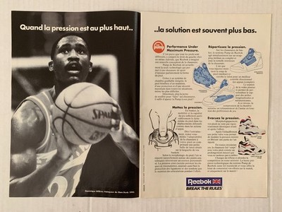 WERBUNG 1991 - REEBOK PUMP - DOMINIQUE WILKINS WINNER SLAM DUNK 1990
