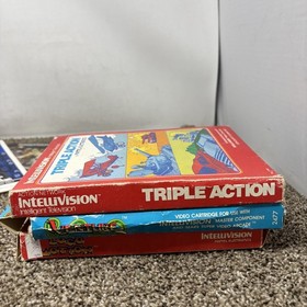 Intellivision Game Lot Tested Lot Of 6 Games Tested