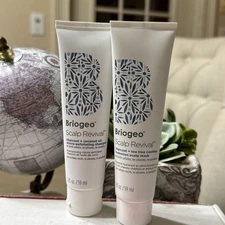 BRIOGEO Scalp Revival Charcoal + Coconut Oil Exfoliating Shampoo 2oz + Mask 2oz