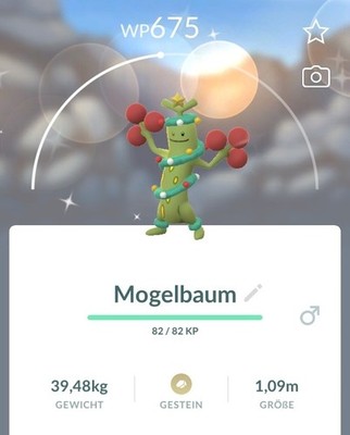   #185 Shiny Mogelbaum (X-mas 2025) Pokémon Go 