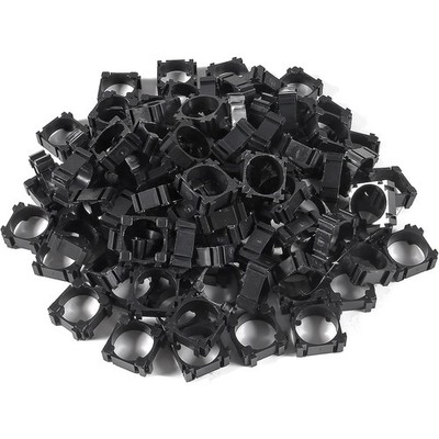 100Pcs 18650 Lithium Battery Holder Plastic Cylindrical Cell Bracket for DIY