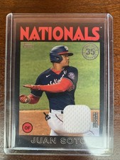2021 Topps Series Two 1986 Baseball Relics Black #86BR-JS Juan Soto /199