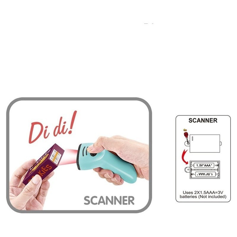 как выглядит Supermarket Play Set W/ Shopping Cart Grocery Cash Register Toy Kids 3-7 Plastic фото