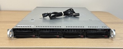 Supermicro CSE-815 1U 4 Bay Server Intel Xeon CPU w/ RAM