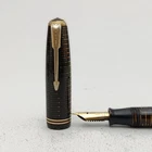 Parker Vacumatic Major Golden Pearl Fountain Pen 14k Maxima 50 Nib Vintage