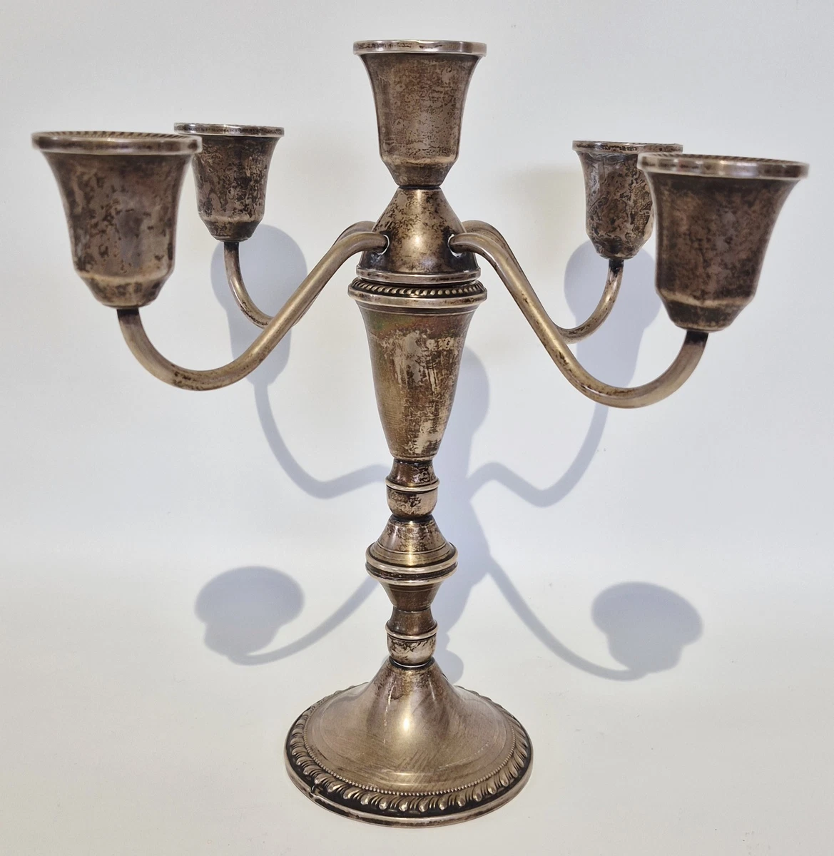 Duchin Creation In Antique Us Sterling Silver Candlesticks