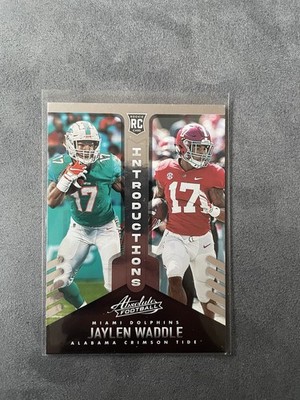 2021 Panini Absolute Football Jaylen Waddle Introduction RC #INT-6