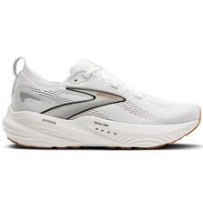Women's Brooks Glycerin 22, White/Grey/Black, 7 B Medium US