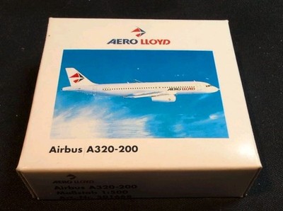 Herpa Wings  Aero Lloyd. Airbus A320-200 - 1:500 - #501668 - New Old Store Stock