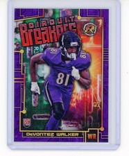 DeVontez Walker Topps Resurgence Circuit Breakers Rookie Purple Surge #17/75