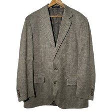 Polo By Ralph Lauren Men  s Herringbone Tweed Sport Coat Sz 42R Silk/Flax/Wool