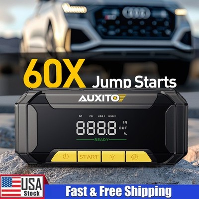 Car Jump Starter 6000A Peak 12V Super Safe Jump Box Auto Battery Booster Pack